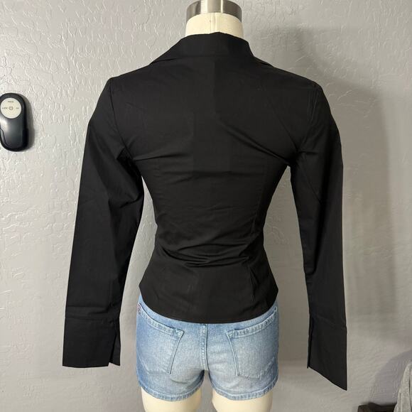 Princess Polly Zifra Shirt, Black, 2 - Picture 3 of 5